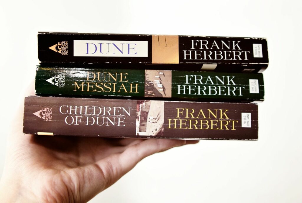 Dune Books - Dune, Dune Messiah, Children of Dune