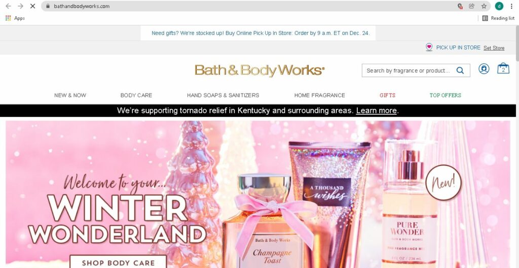 Klarna for Bath and Body Works