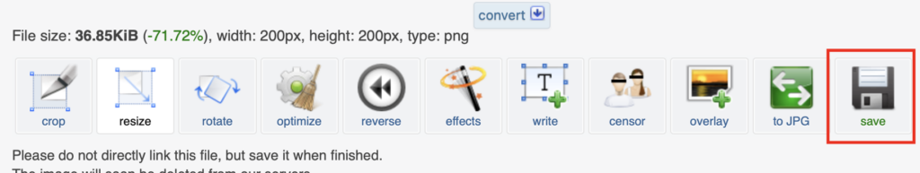 Step 4 Save your output