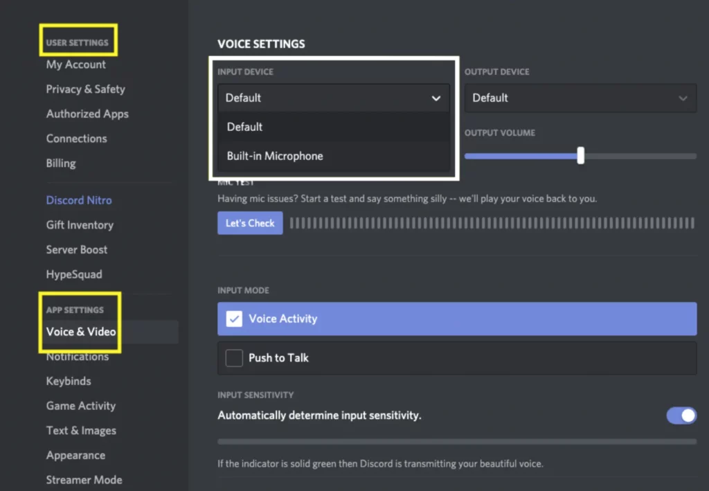 Step 5 Reset Discord voice settings 