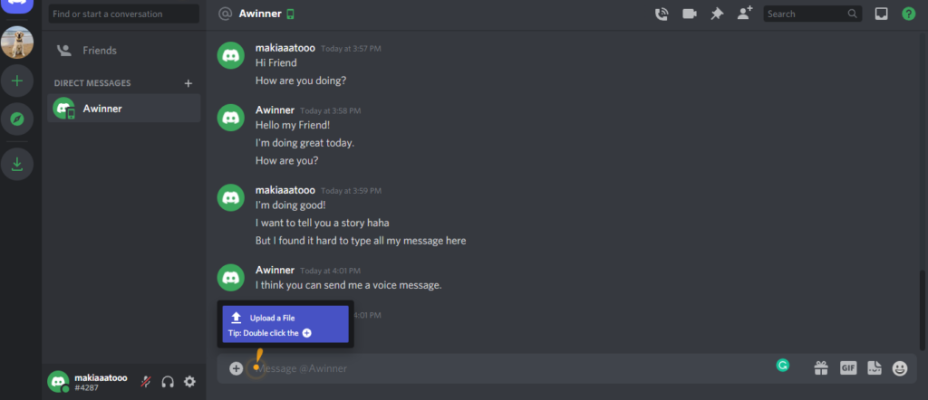 How to Send Discord Voice Message