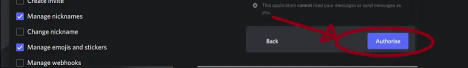 Click &lsquo;Authorize&rsquo; to add your preferred bot to the Discord server and get Discord Name History