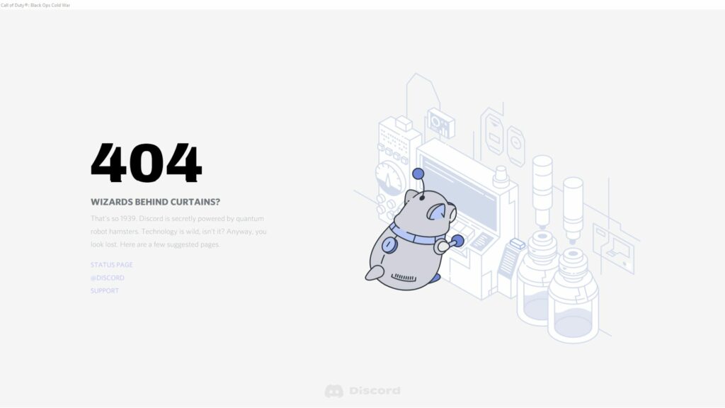Discord 404 Page