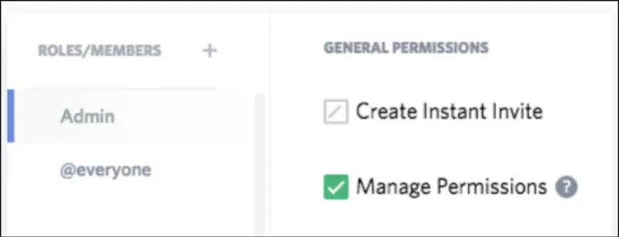 Step 5: Tick Manage Permissions