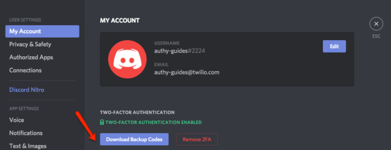 Discord 2FA Lockout