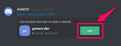 discord rejoin server