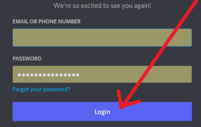 Step 1: Log into your Discord account