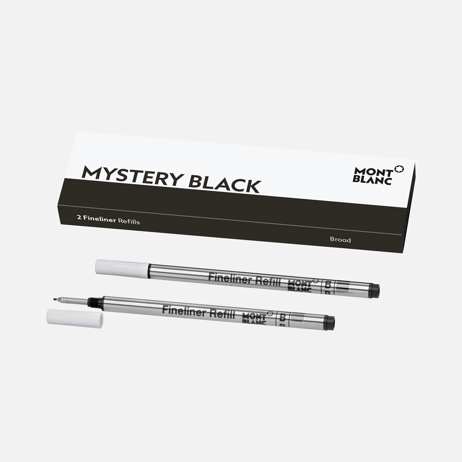 Montblanc 2 Fineliner Refills Mystery Black