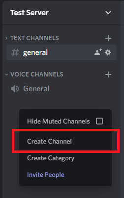 Create Channel