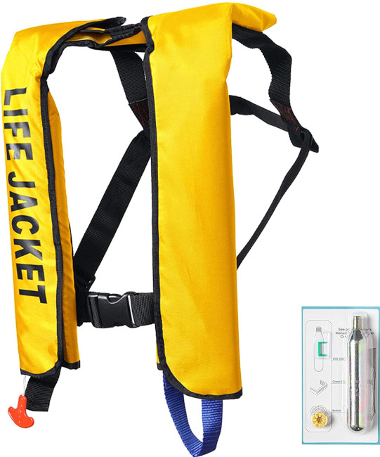 Inflatable lifejacket