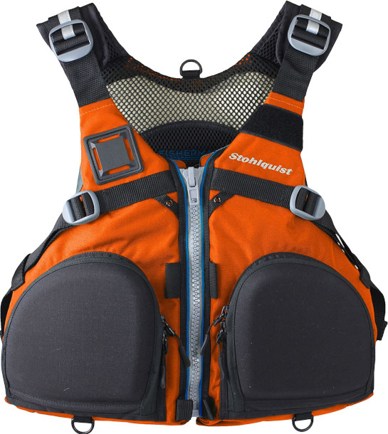 A lifejacket with pockets 