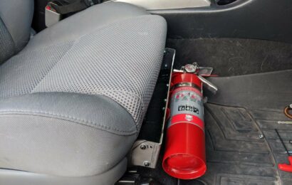 Tacoma Fire Extinguisher Mount