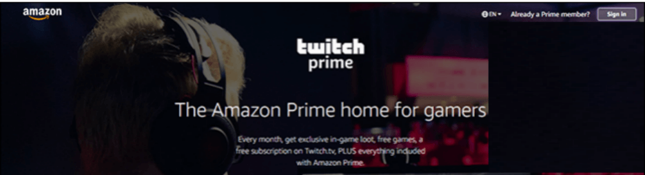 Can't Sub With Twitch Prime - Go to Twitch Prime