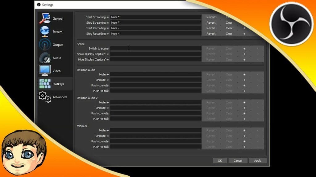 OBS Start Recording Hotkey