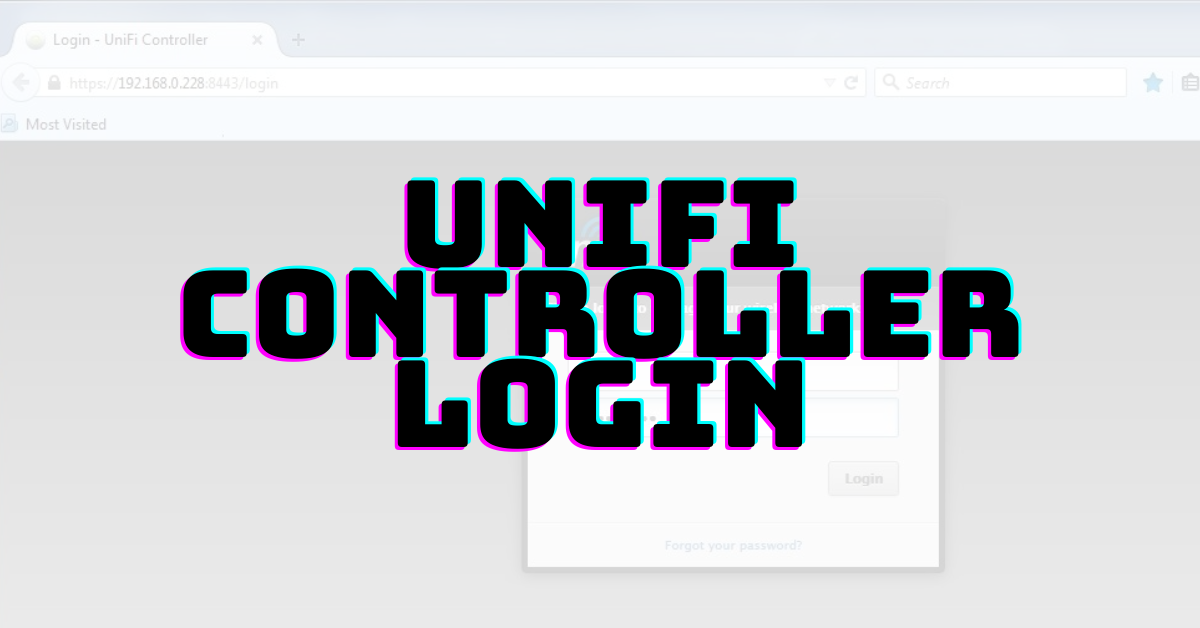 UniFi Controller Login