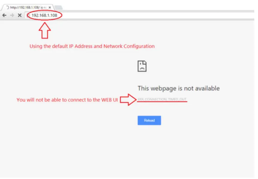 Step 3: Enter new static IP for your DVR