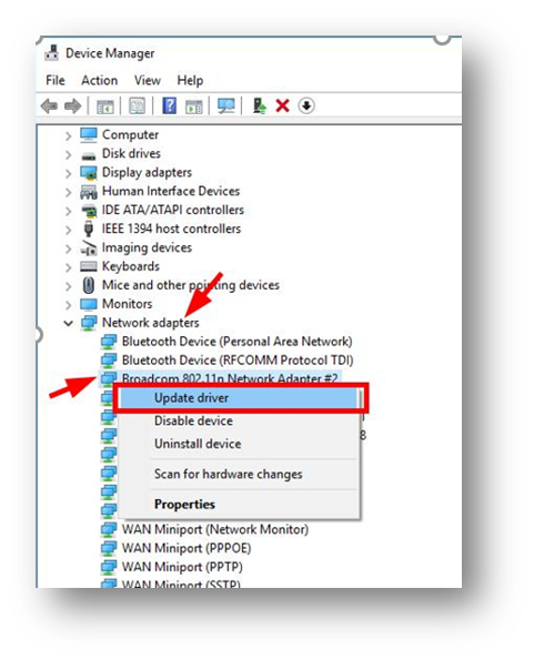 Check the Wi-Fi adapter firmware