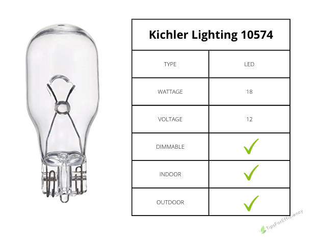 The Kichler 10574 Replacement Bulb is the best replacement for B921Xf LED bulb. 