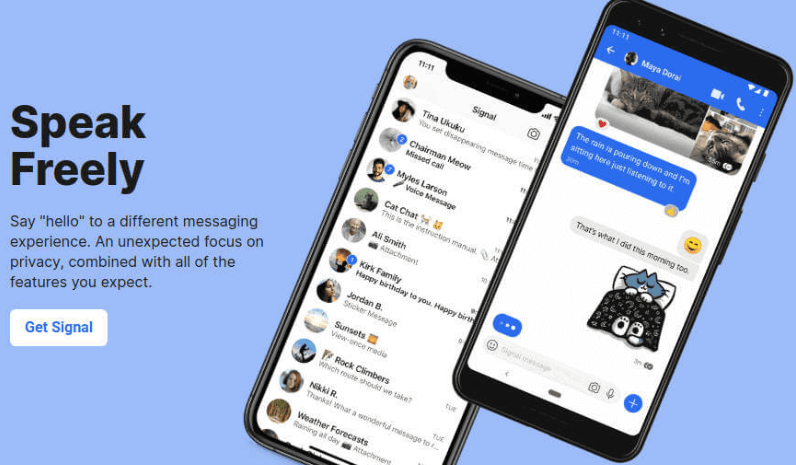 Session vs Signal: Speak Freely ad