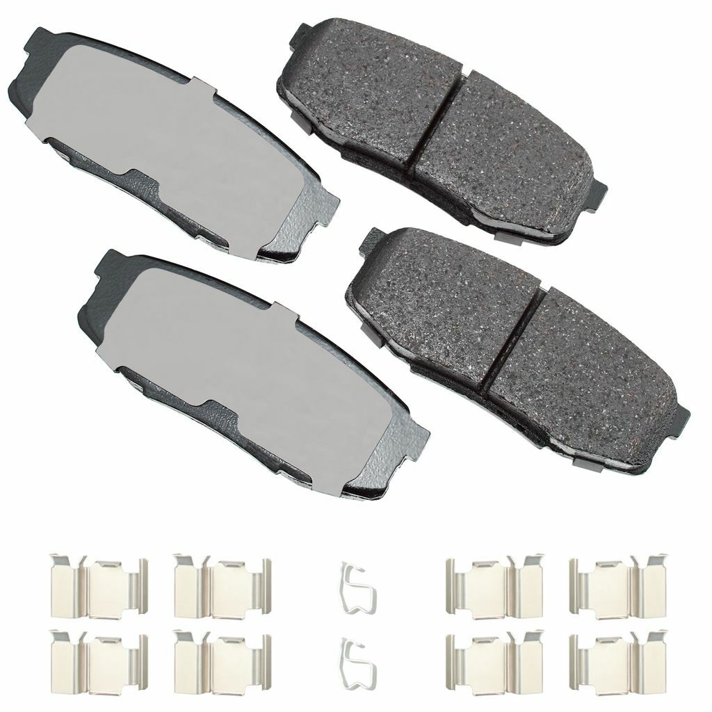 Akebono's Ultra-Premium Ceramic Brake Pads for Toyota are reliable, smooth, and provides maximum friction. 