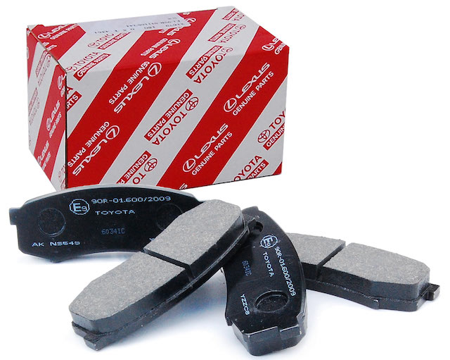 Who makes Toyota brake pads?
